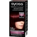 Syoss Professional Performance Coloration, 4-22 Leuchtendes Rot-Violett, 1er Pack (1 x 1 Stück)